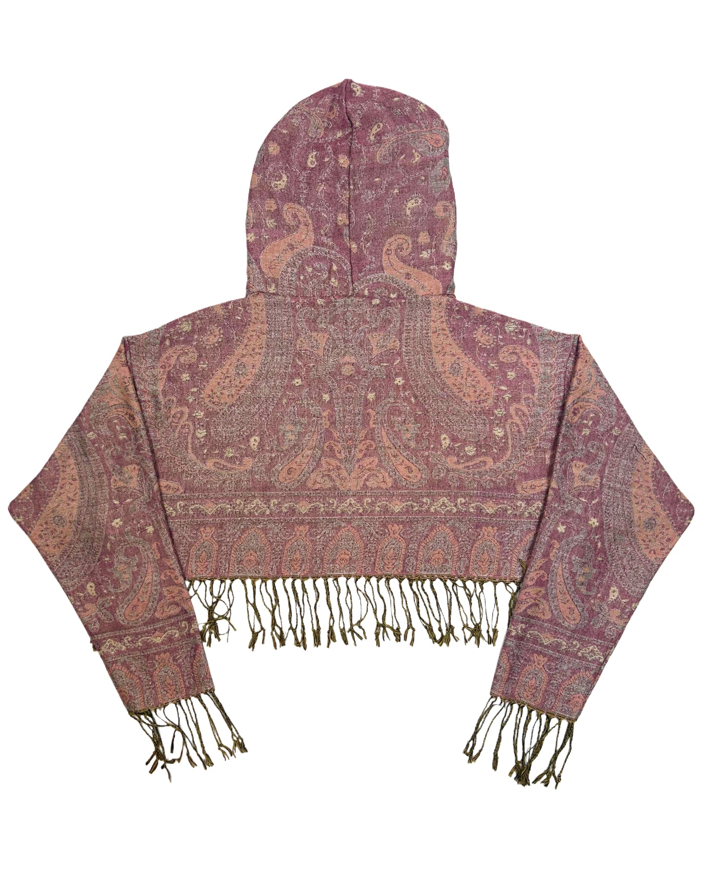 Cropped Pashmina Hoodie