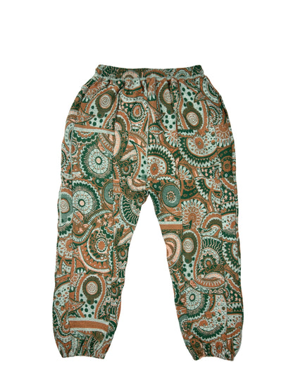 Patchwork Harem Pants