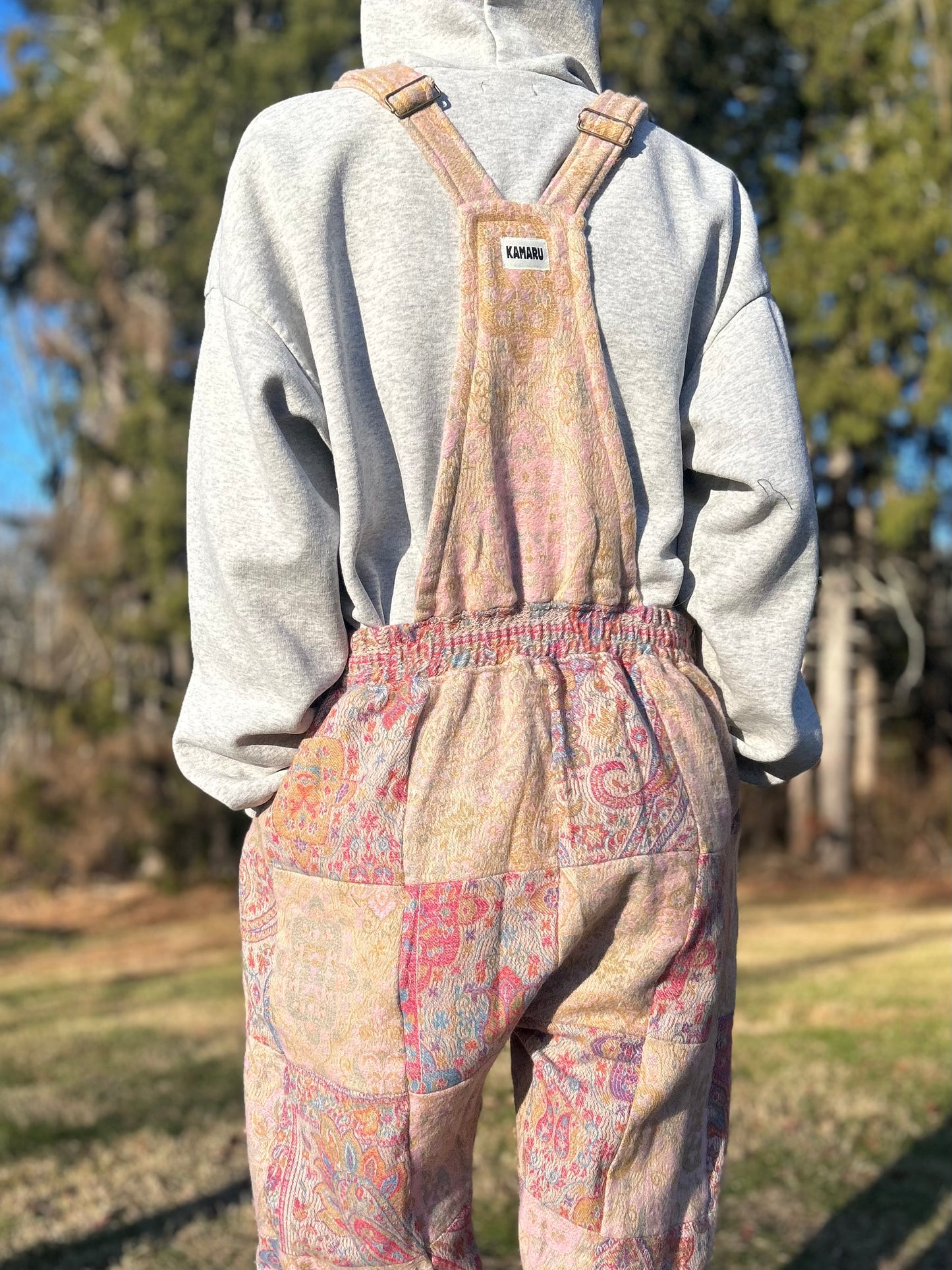 Patchwork Overalls