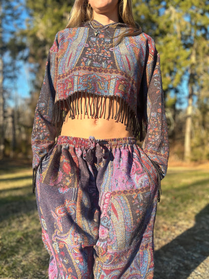 Patchwork Harem Pants