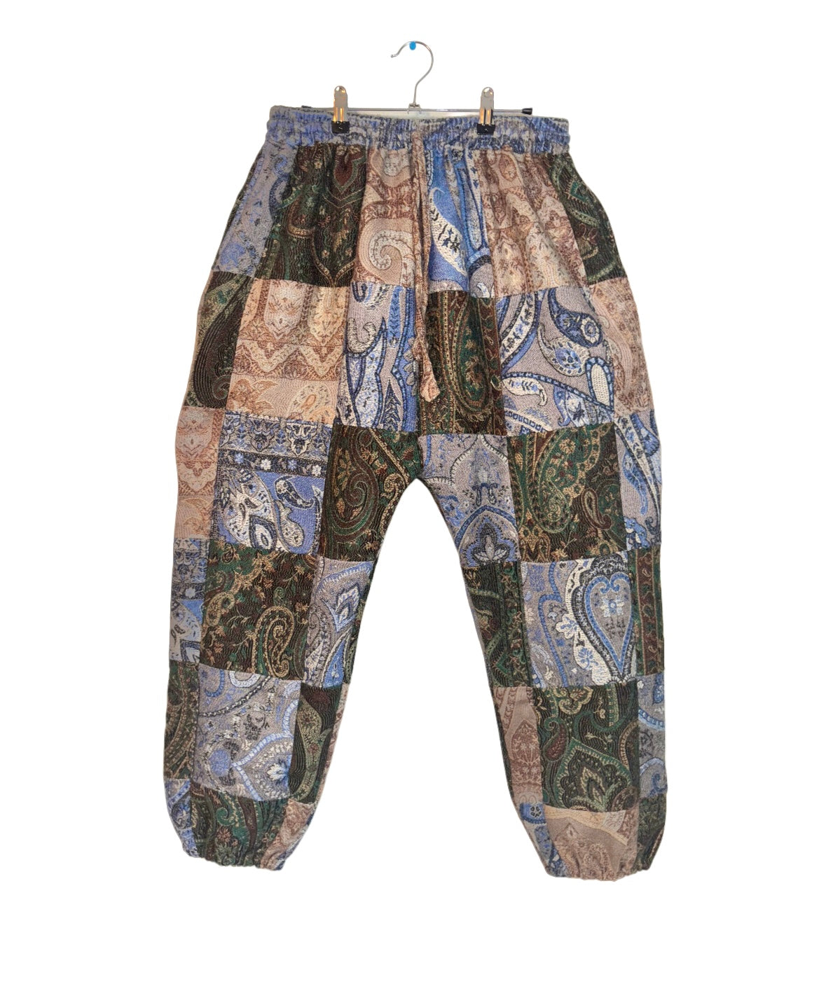 Patchwork Harem Pants