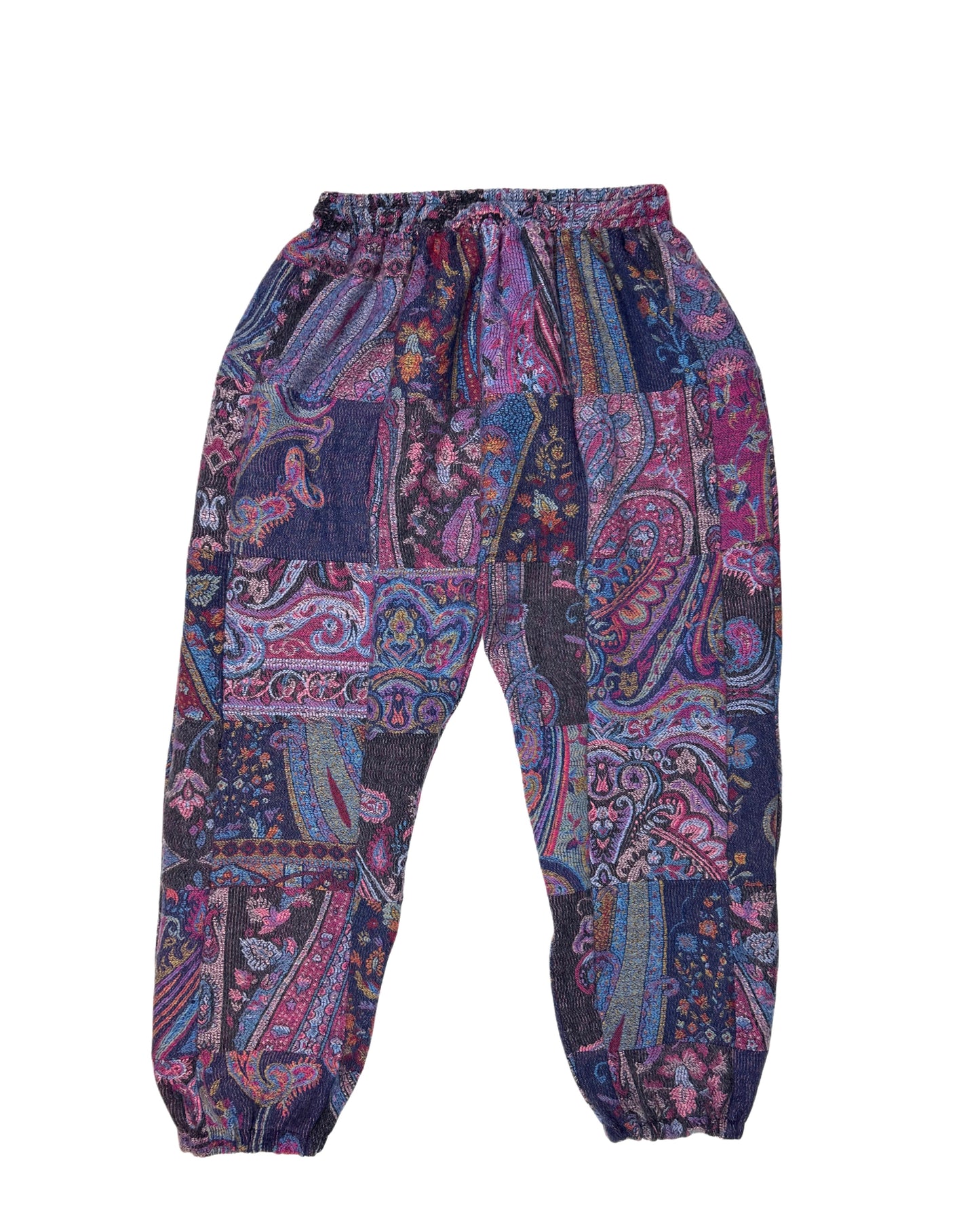Patchwork Harem Pants