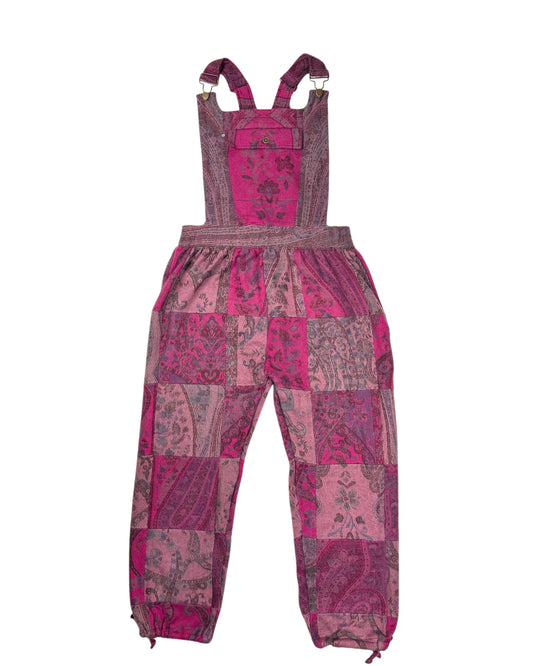 Patchwork Overalls