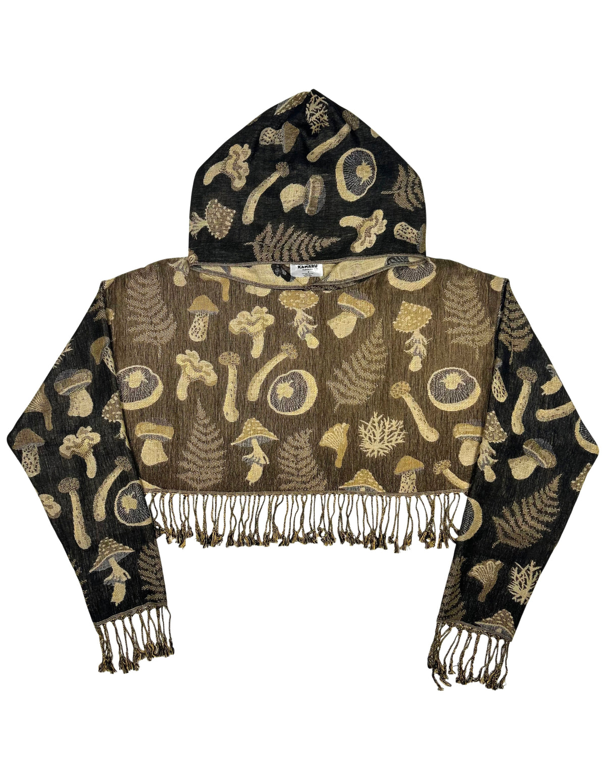 Cropped Pashmina Hoodie
