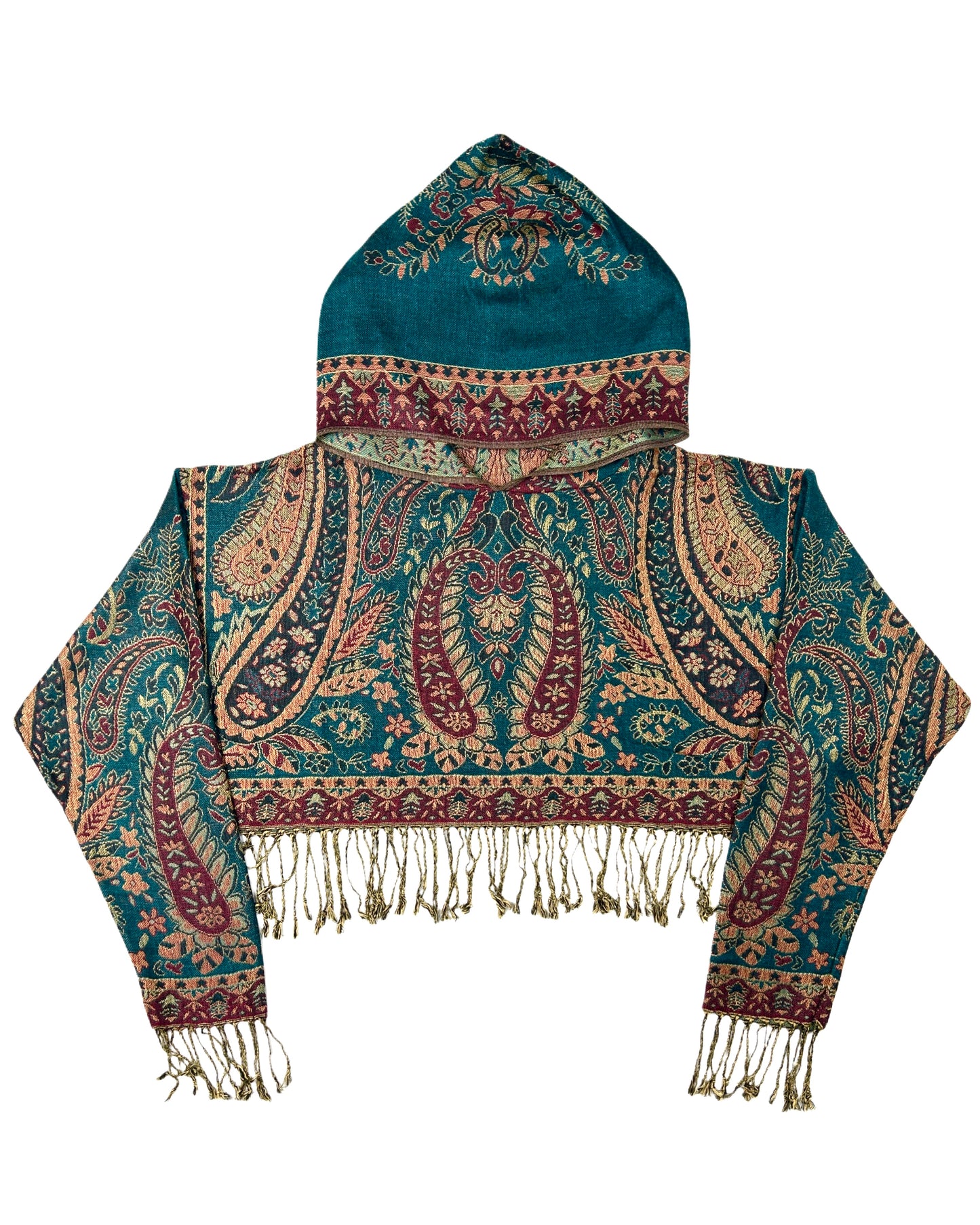 Cropped Pashmina Hoodie