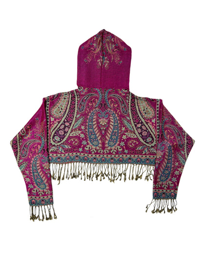 Cropped Pashmina Hoodie
