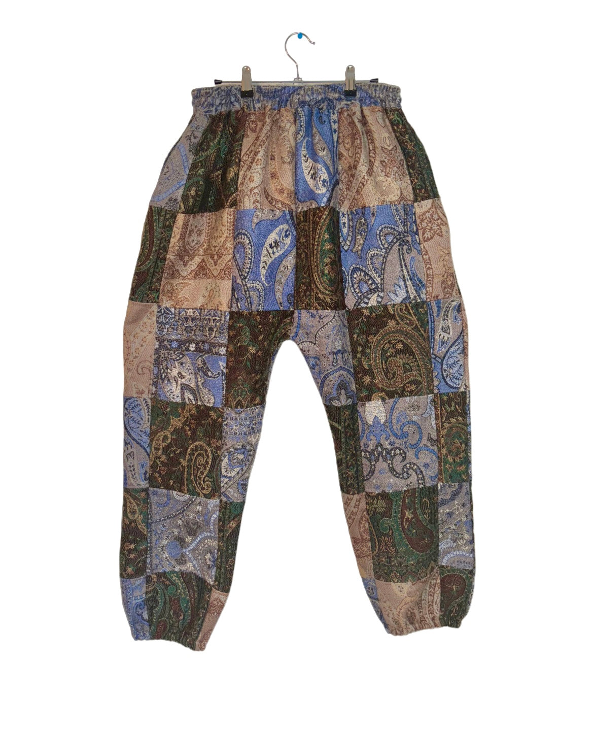 Patchwork Harem Pants