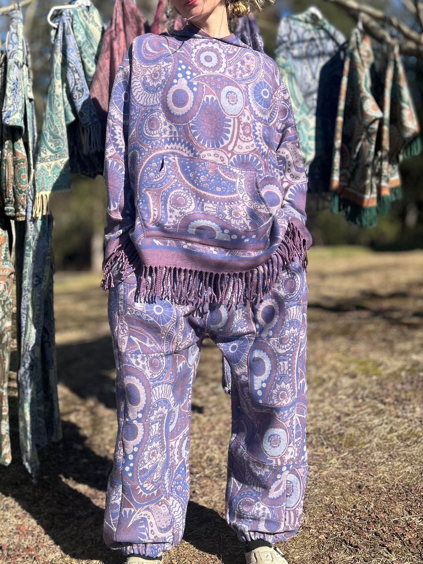 Patchwork Harem Pants