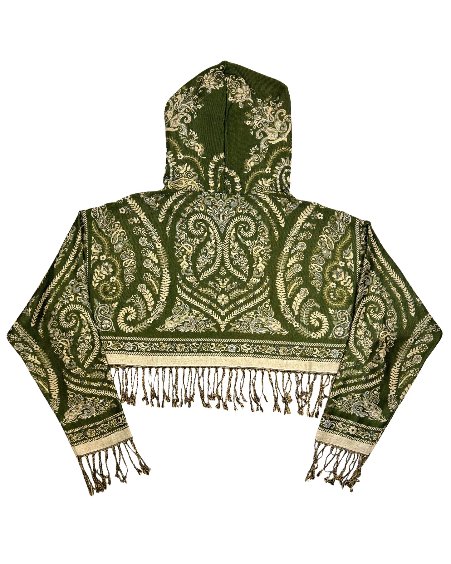 Cropped Pashmina Hoodie