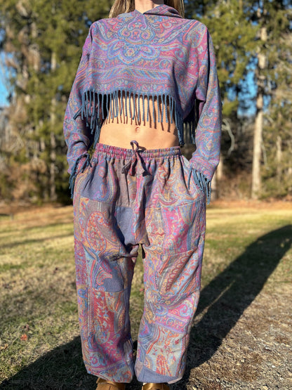 Patchwork Harem Pants