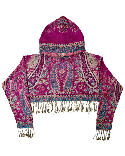 Cropped Pashmina Hoodie