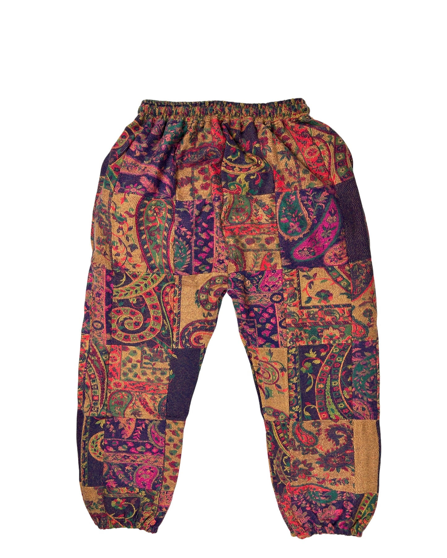 Patchwork Harem Pants