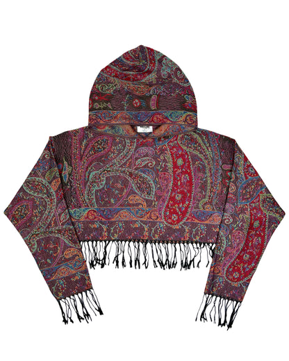 Cropped Pashmina Hoodie