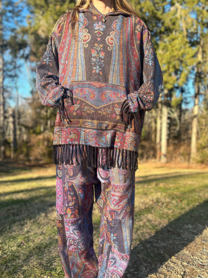 Patchwork Harem Pants