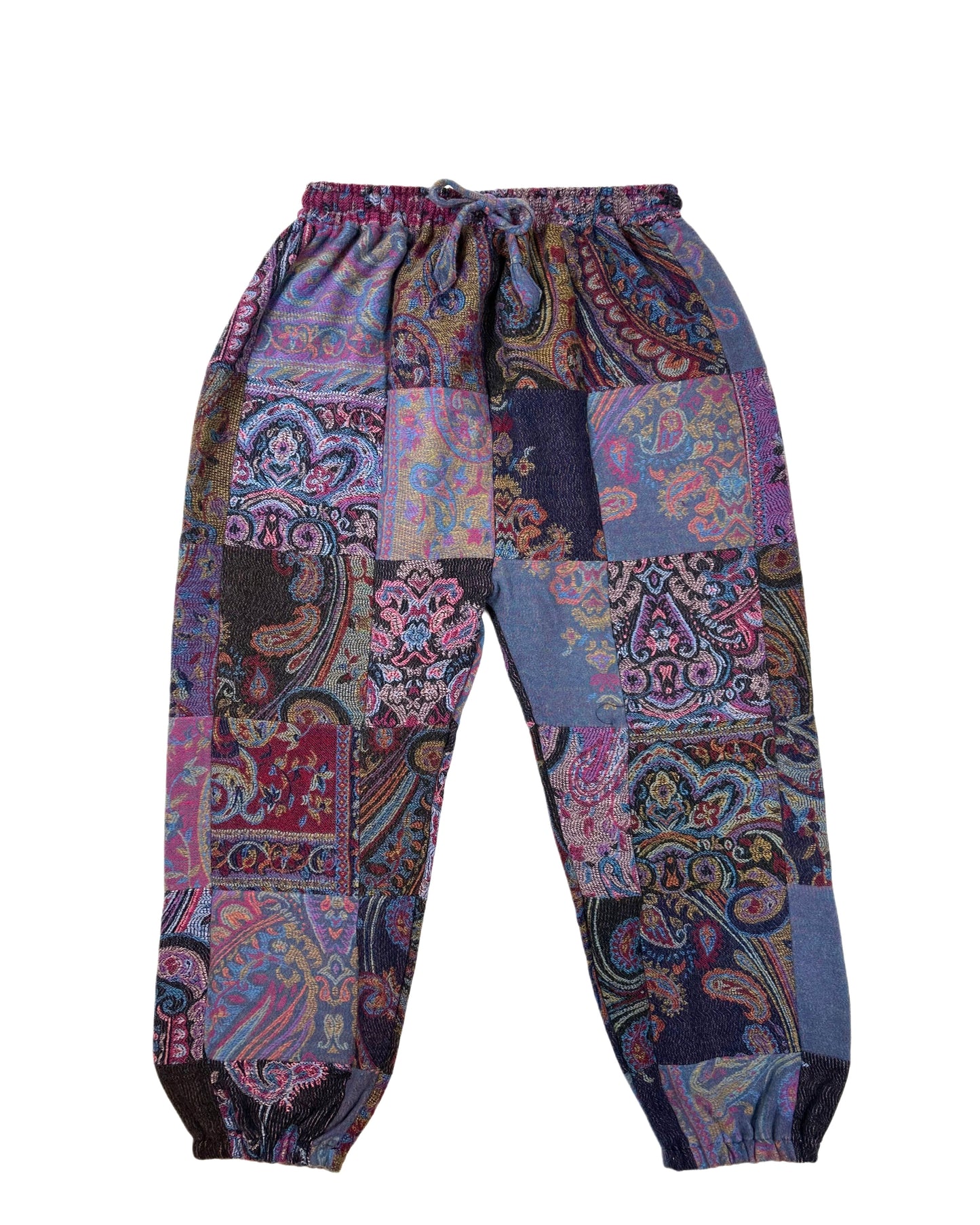 Patchwork Harem Pants