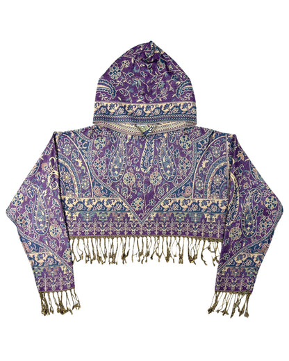 Cropped Pashmina Hoodie