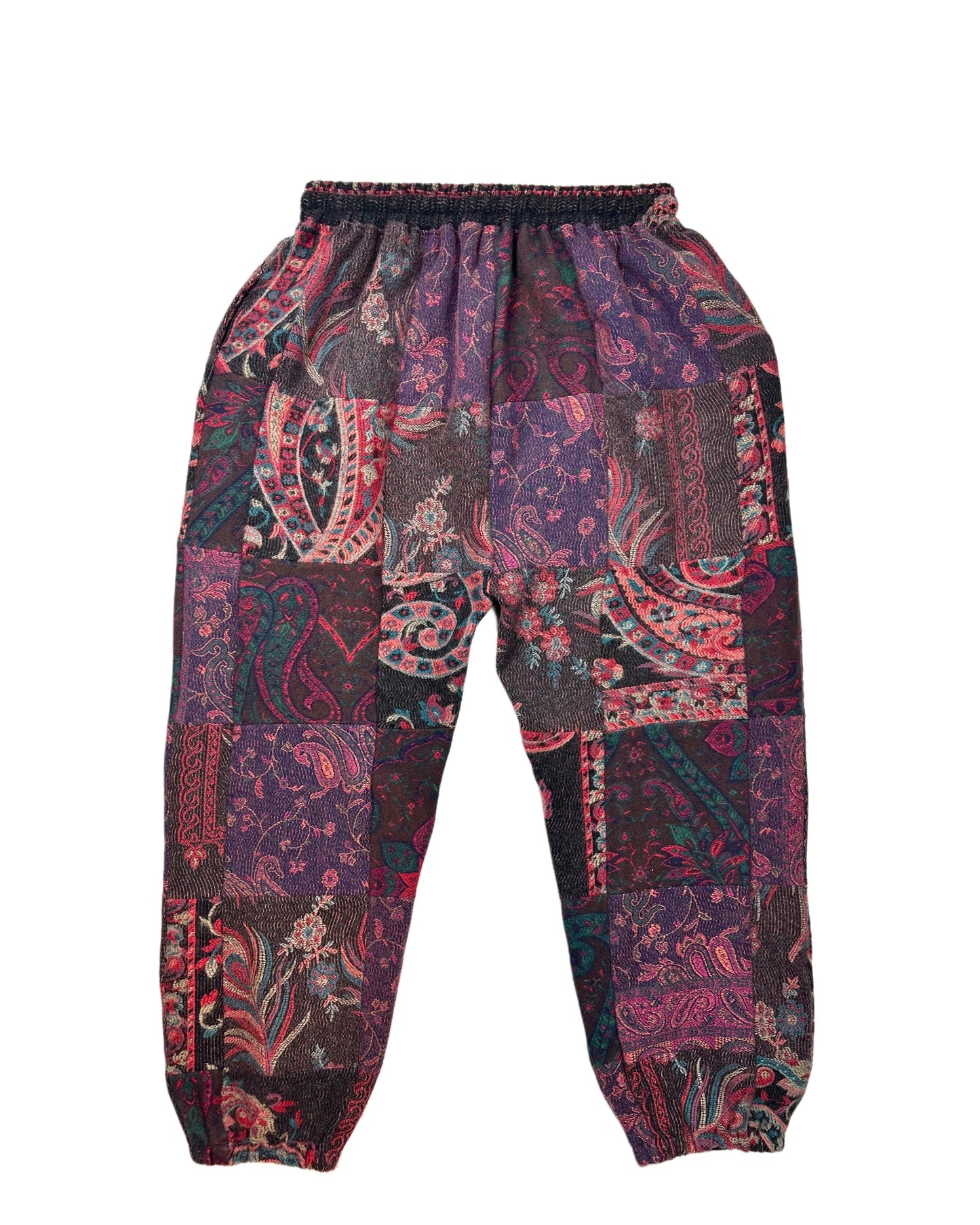 Patchwork Harem Pants