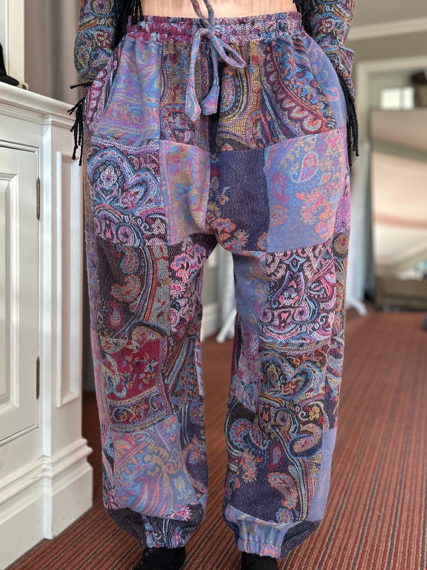 Patchwork Harem Pants
