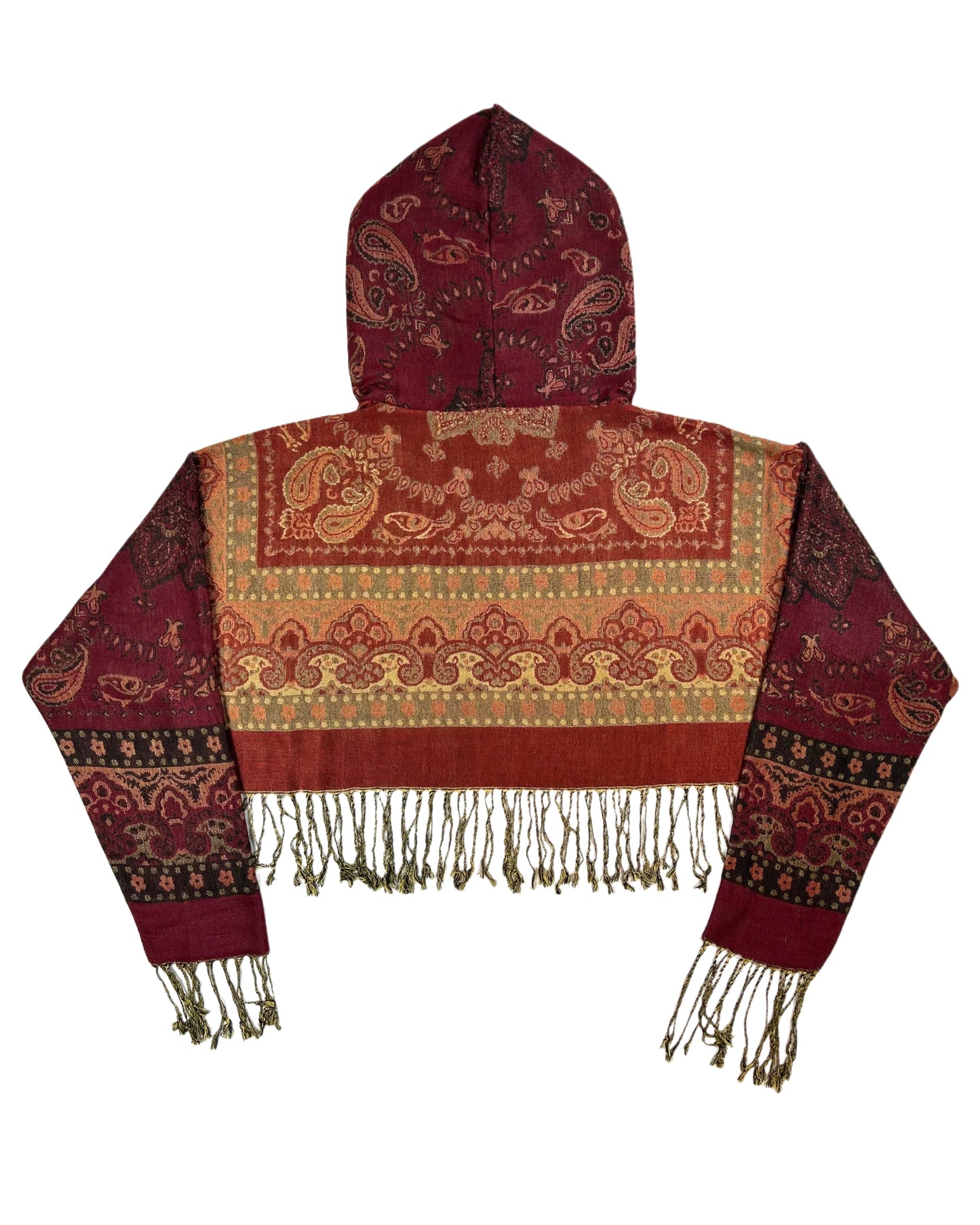 Cropped Pashmina Hoodie