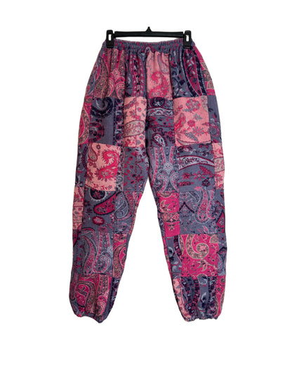 Patchwork Harem Pants