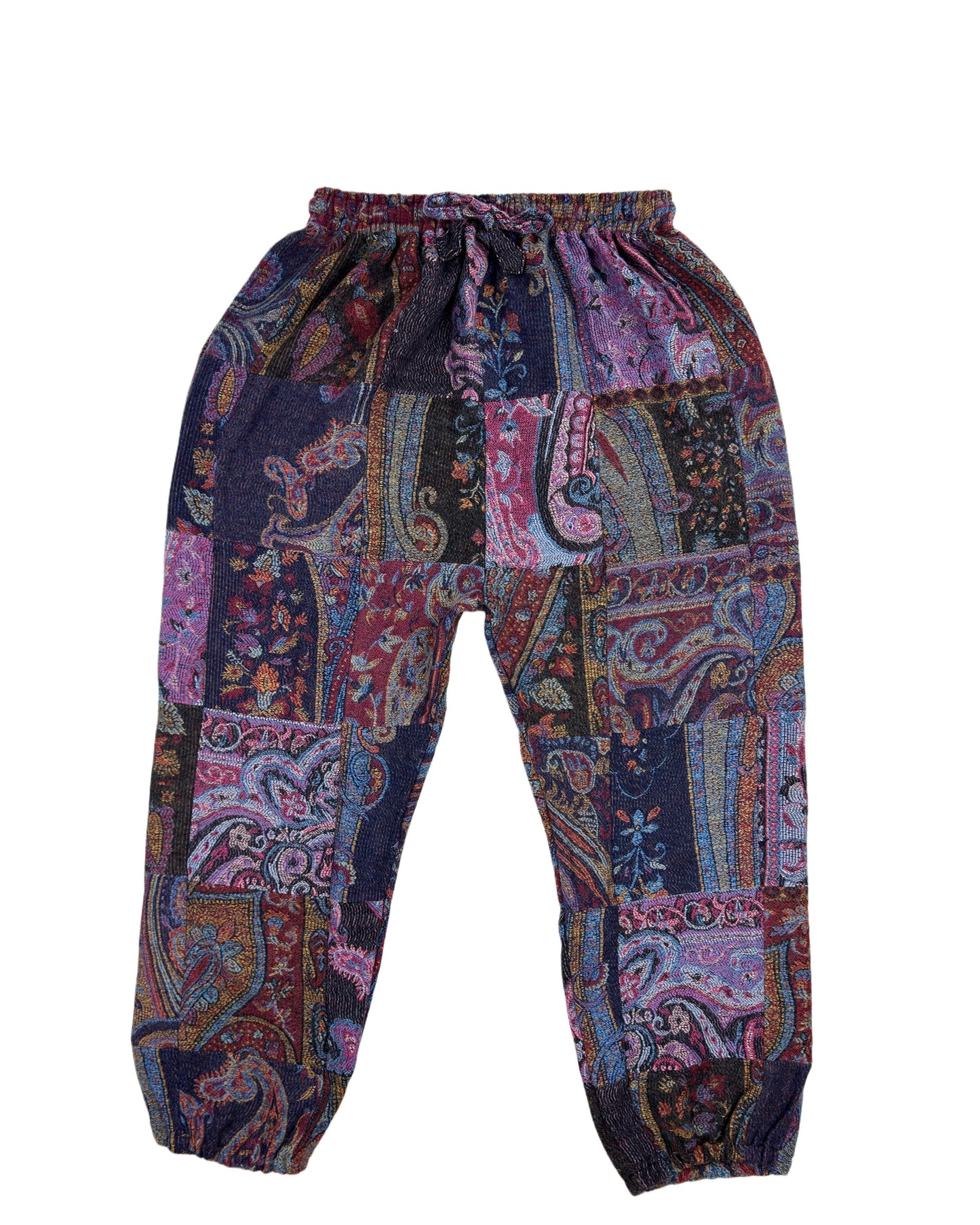 Patchwork Harem Pants