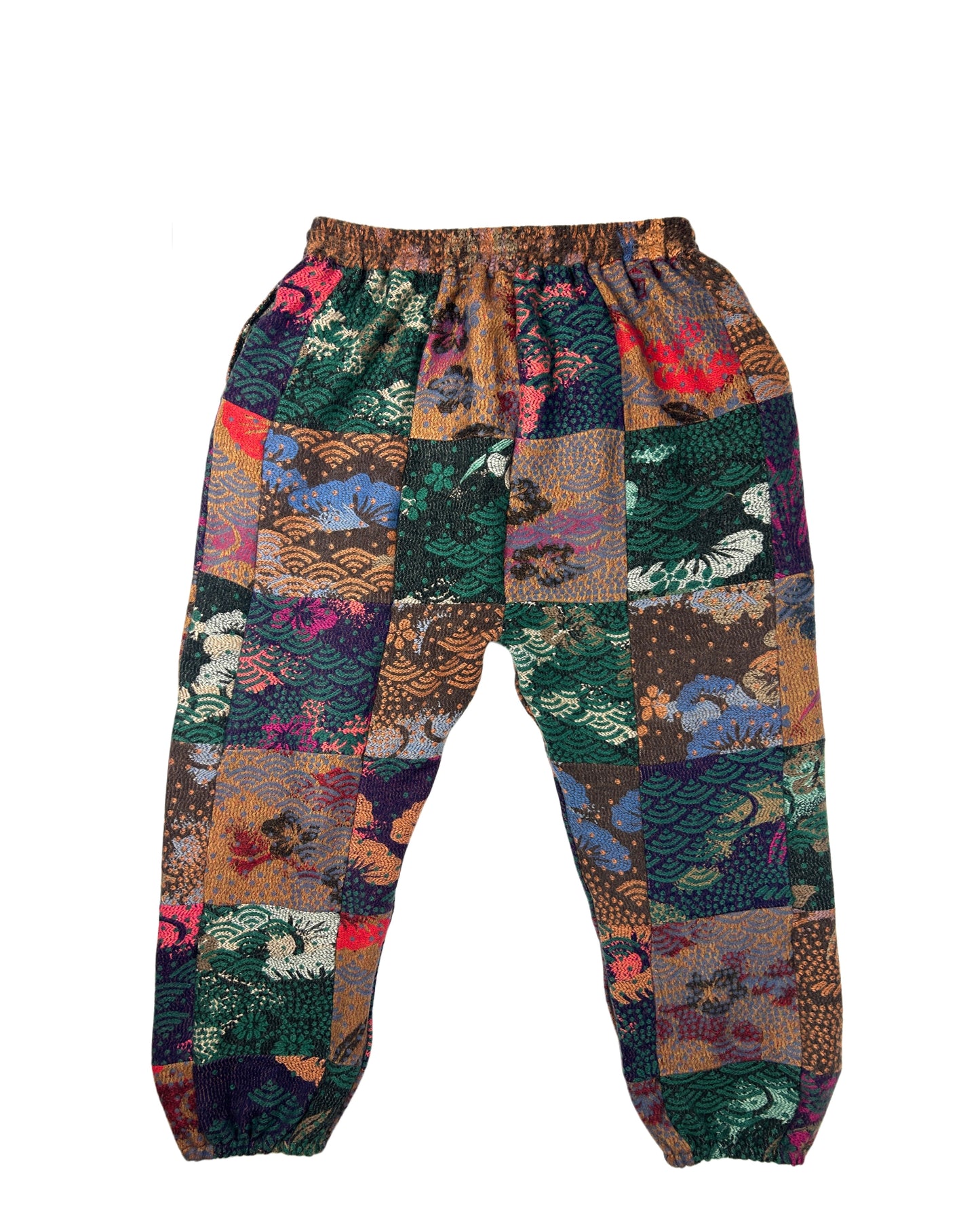 Patchwork Harem Pants