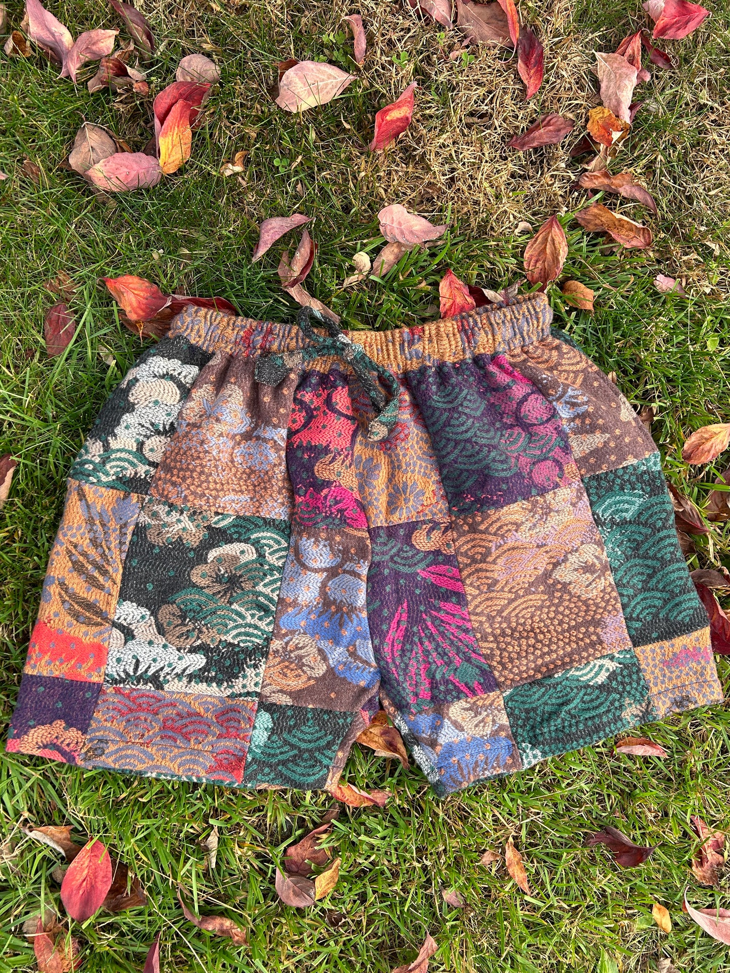 Patchwork Shorts