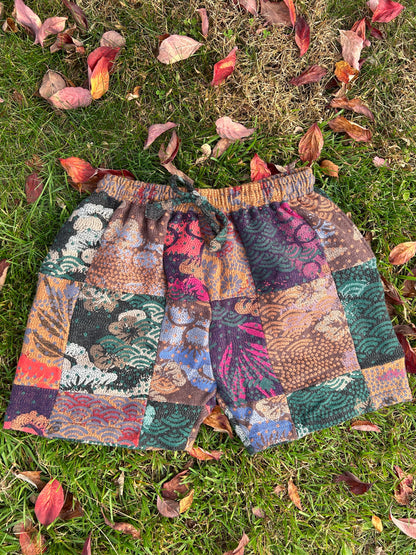 Patchwork Shorts