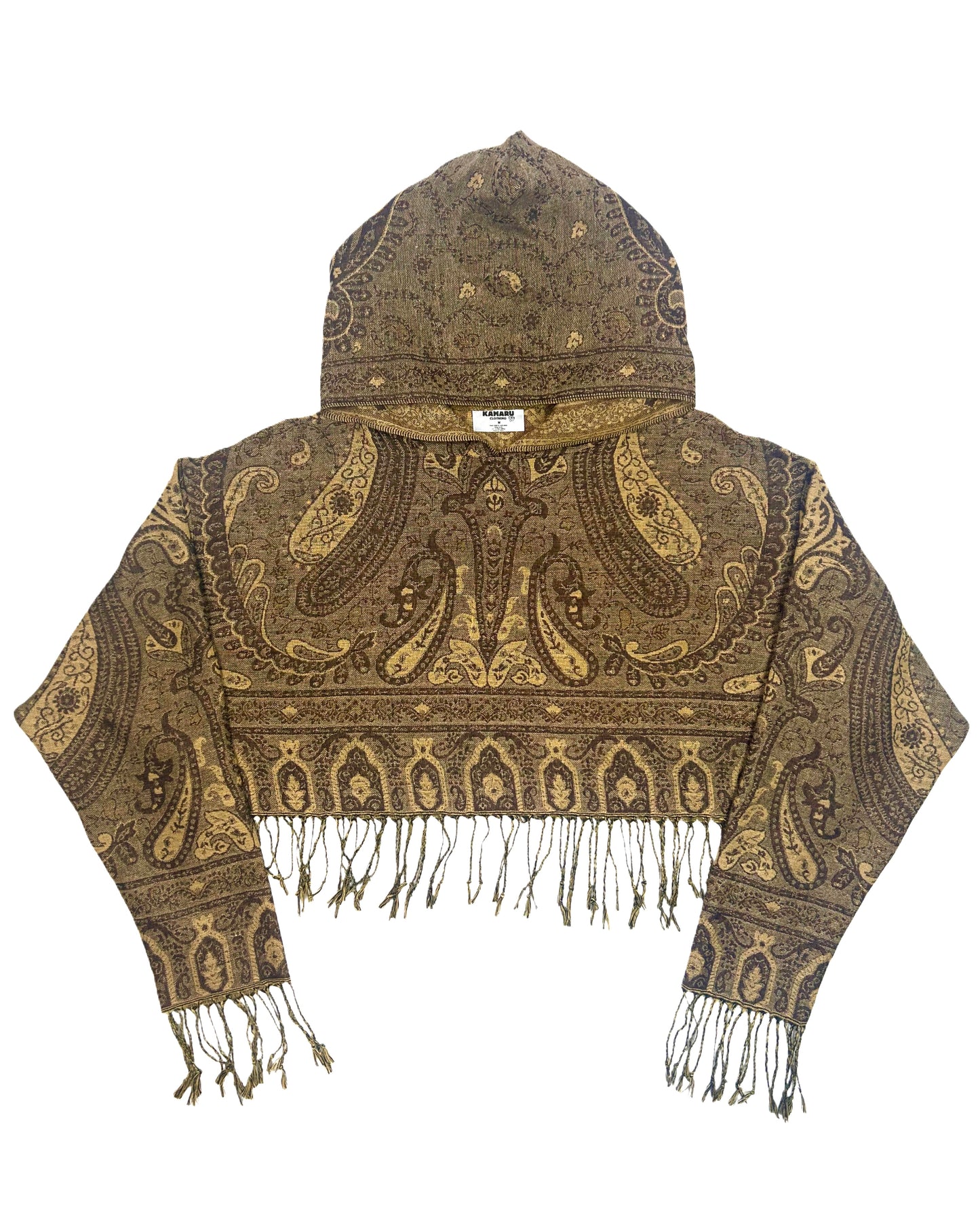 Cropped Pashmina Hoodie