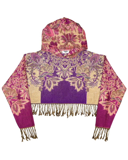 Cropped Pashmina Hoodie
