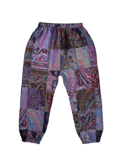Patchwork Harem Pants
