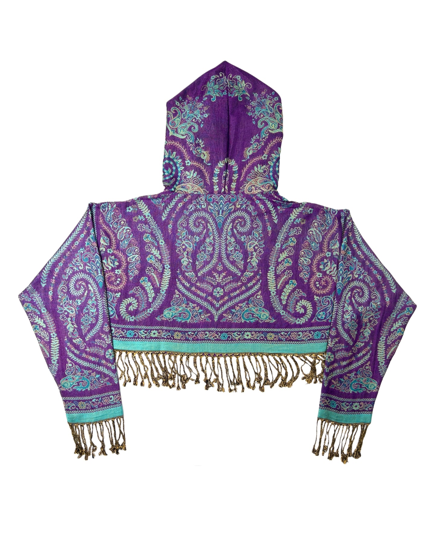 Cropped Pashmina Hoodie