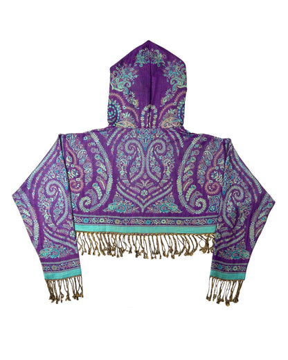 Cropped Pashmina Hoodie