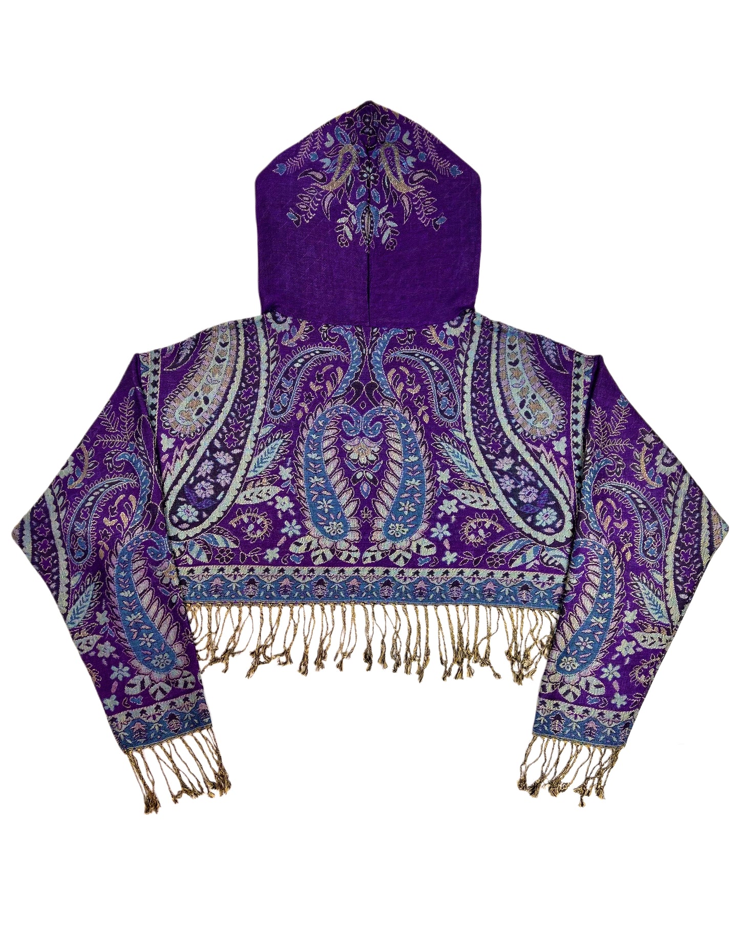 Cropped Pashmina Hoodie