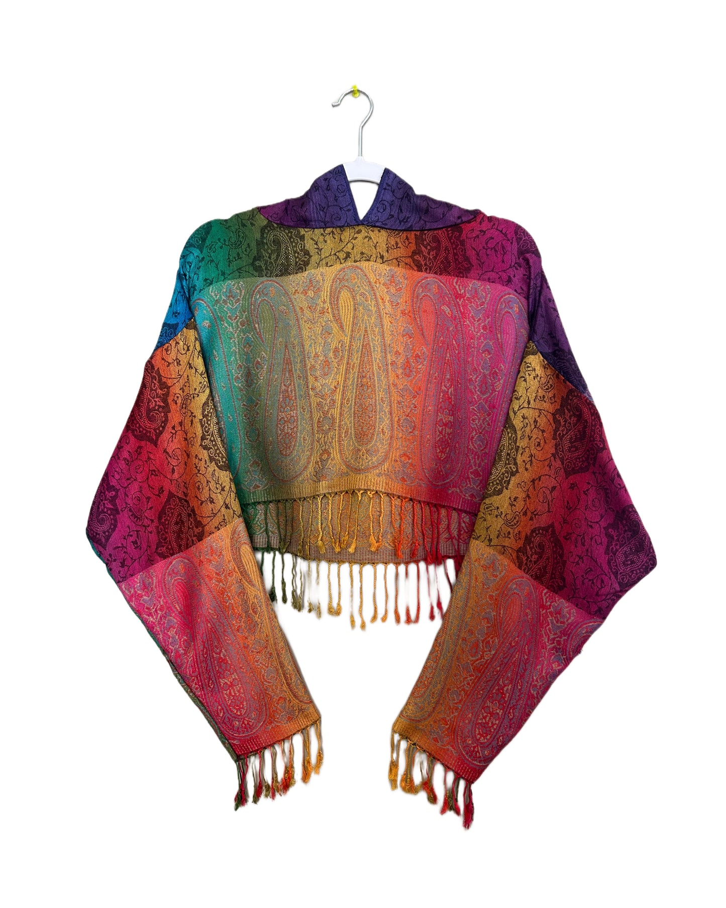 Cropped Pashmina Hoodie