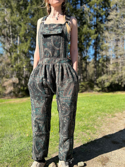 Patchwork Overalls