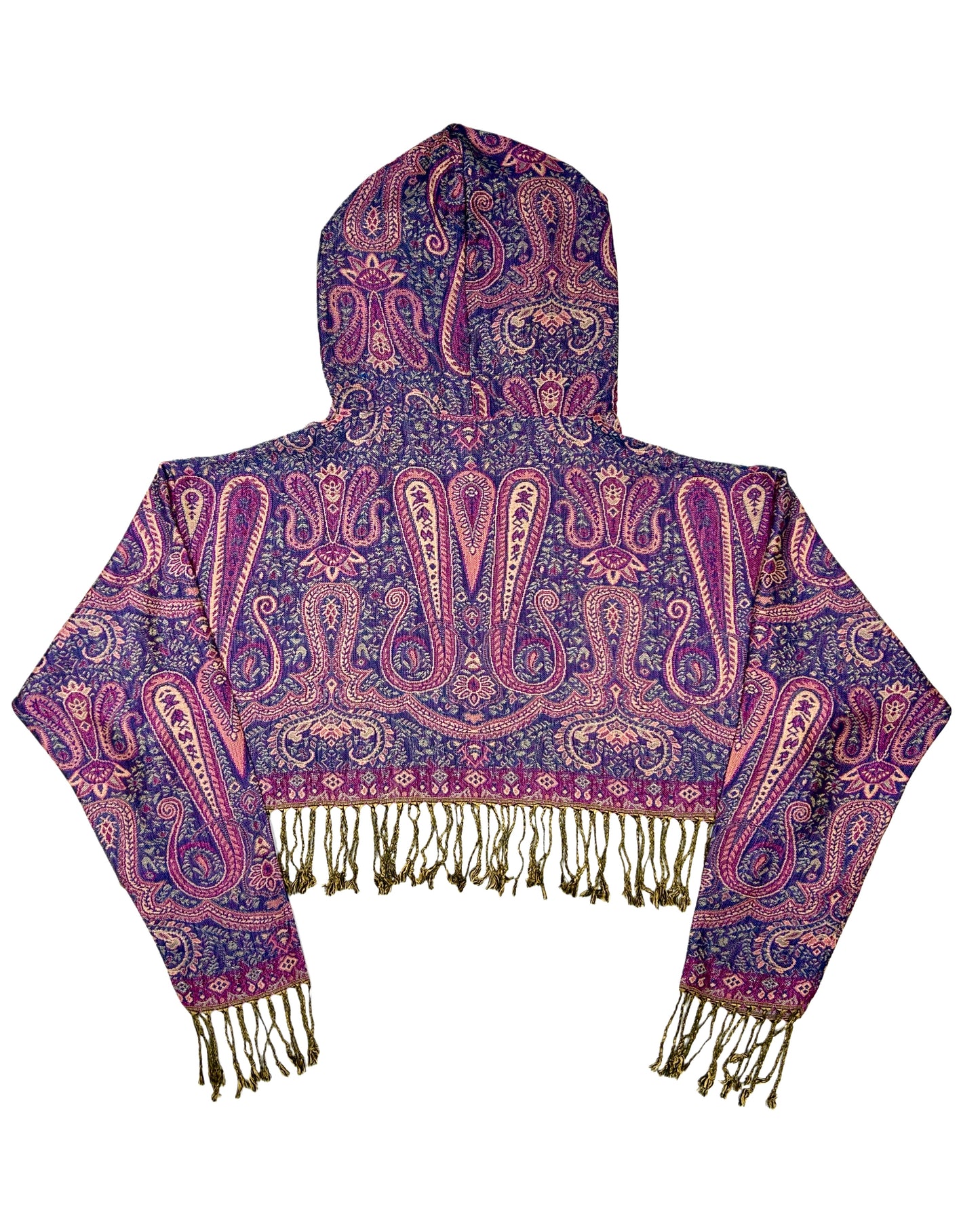 Cropped Pashmina Hoodie