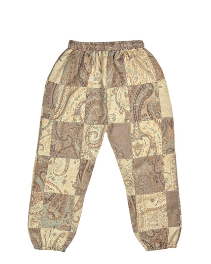 Patchwork Harem Pants