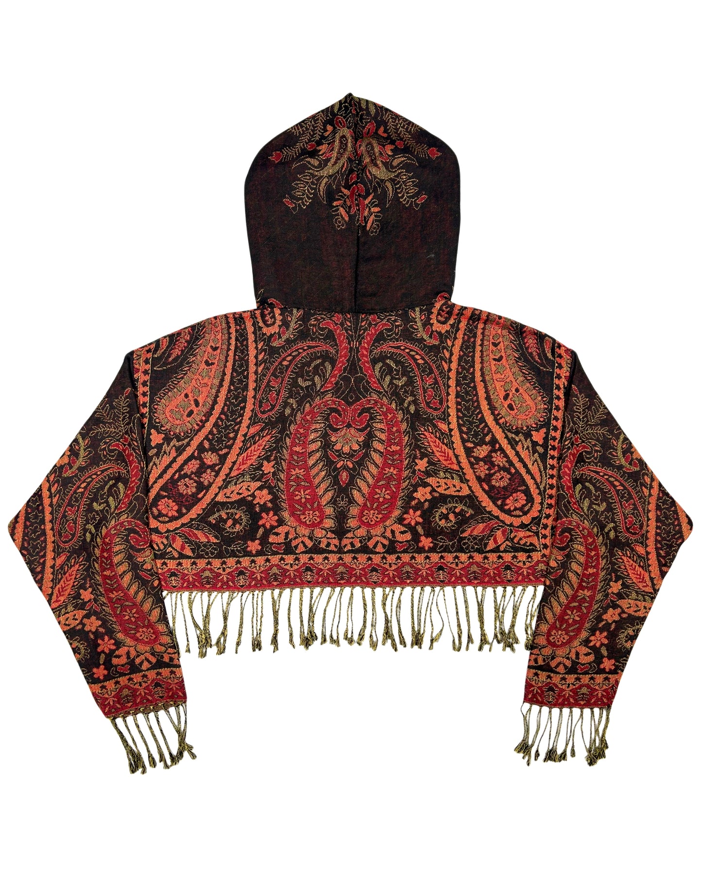 Cropped Pashmina Hoodie