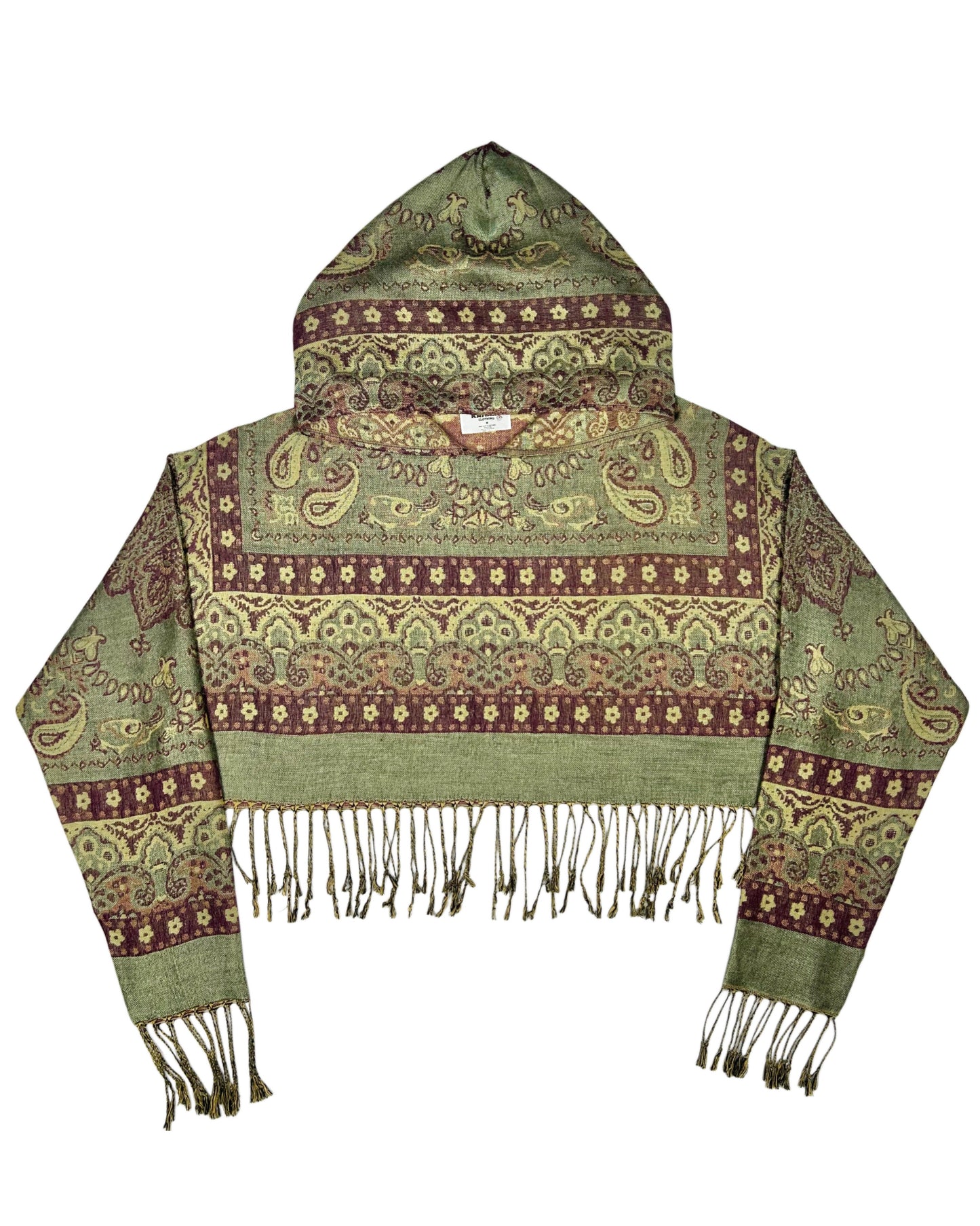 Cropped Pashmina Hoodie