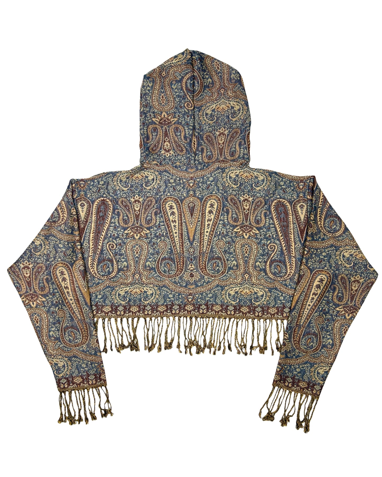 Cropped Pashmina Hoodie