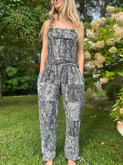 Patchwork Overalls
