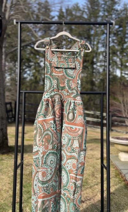 Patchwork Overalls