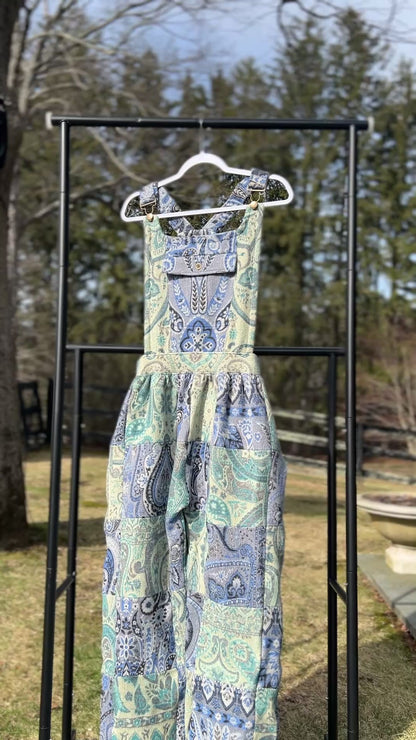 Patchwork Overalls