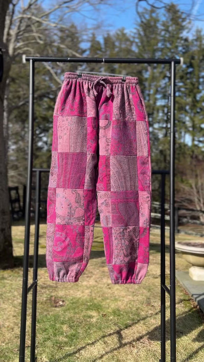 Patchwork Harem Pants